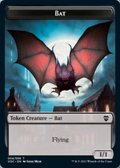 Blood // Bat Double-sided Token [Innistrad: Crimson Vow Commander Tokens] | Devastation Store