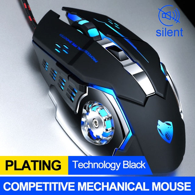 Pro Gamer Gaming Mouse 8D 3200DPI Adjustable Wired Optical LED - Devastation Store | Devastation Store